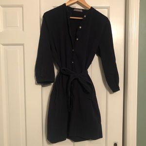 Blue Everlane Shirt Dress